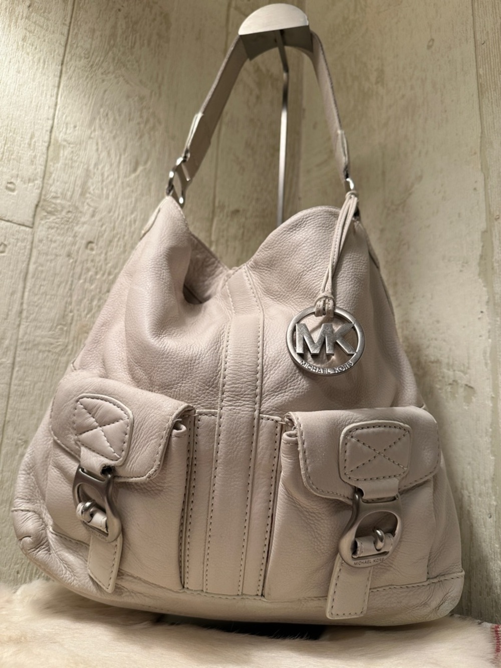 REHAB - Michael Kors Cream Shoulder Bag